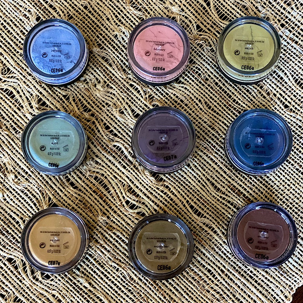 BareMinerals loose eye shadows